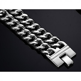 316 Titanium Steel 18K Totem Man Bracelet