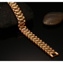 316 Titanium Steel 18K Man Bracelet