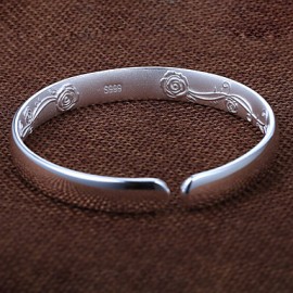 Fashion roses bottom car cost thousands of fine silver bracelet