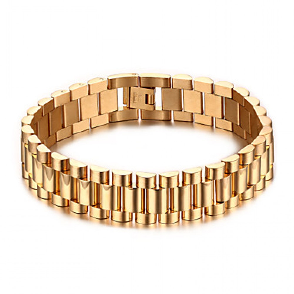 316 Titanium Steel 18K Man Bracelet