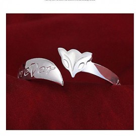 ID Bracelets 1pc Circle Silver Sterling Silver Jewelry Gifts