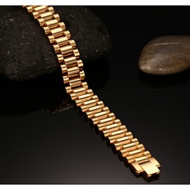 316 Titanium Steel 18K Man Bracelet