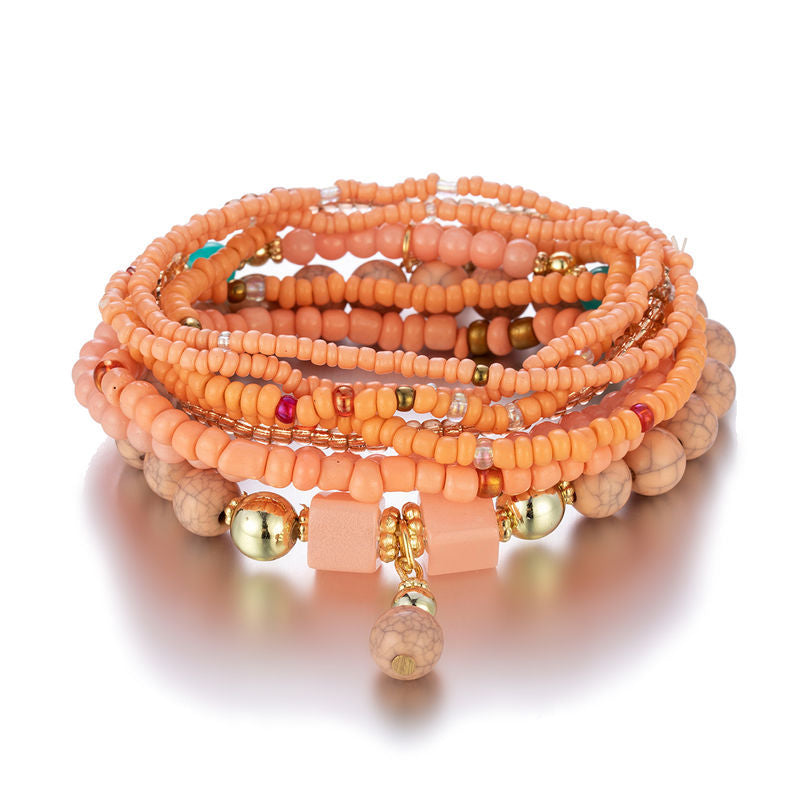 Bohemian Multi-layer Creative Beaded Bracelet