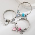 Stainless Steel Bracelet for Women Alloy Heart Elephant Pear