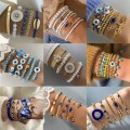 Bohemian Personalized Evil Eye Bracelet Set