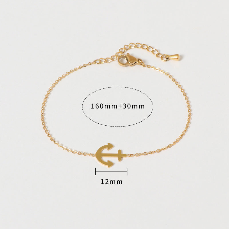 Fashion all-match titanium steel bracelet women's Fashion all-match titanium steel bracelet women's
