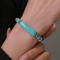Turquoise Bracelet Vintage Stainless Steel Chain