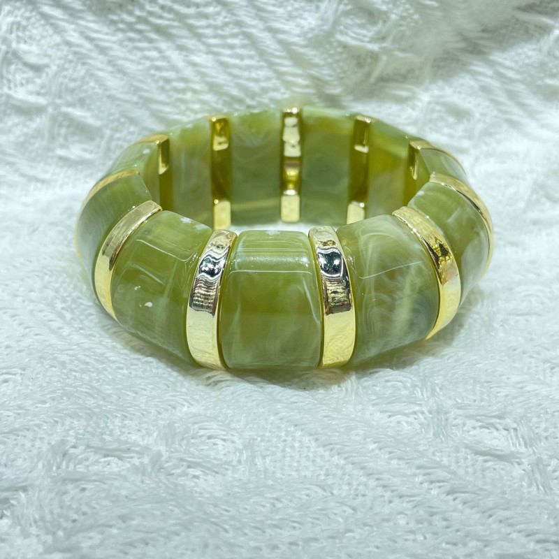 New Acrylic Stamping Rope Simple Maillard Bracelet