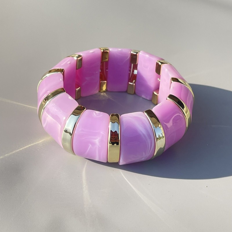 New Acrylic Stamping Rope Simple Maillard Bracelet