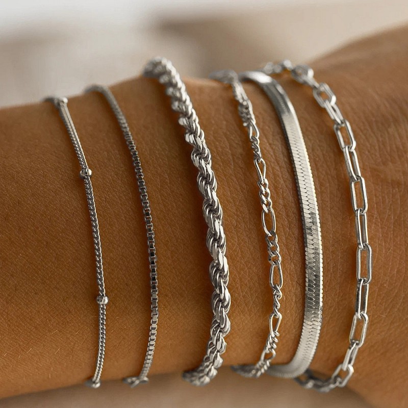 Bohemian Metal Chain 6-Piece Set Multilayer Chain