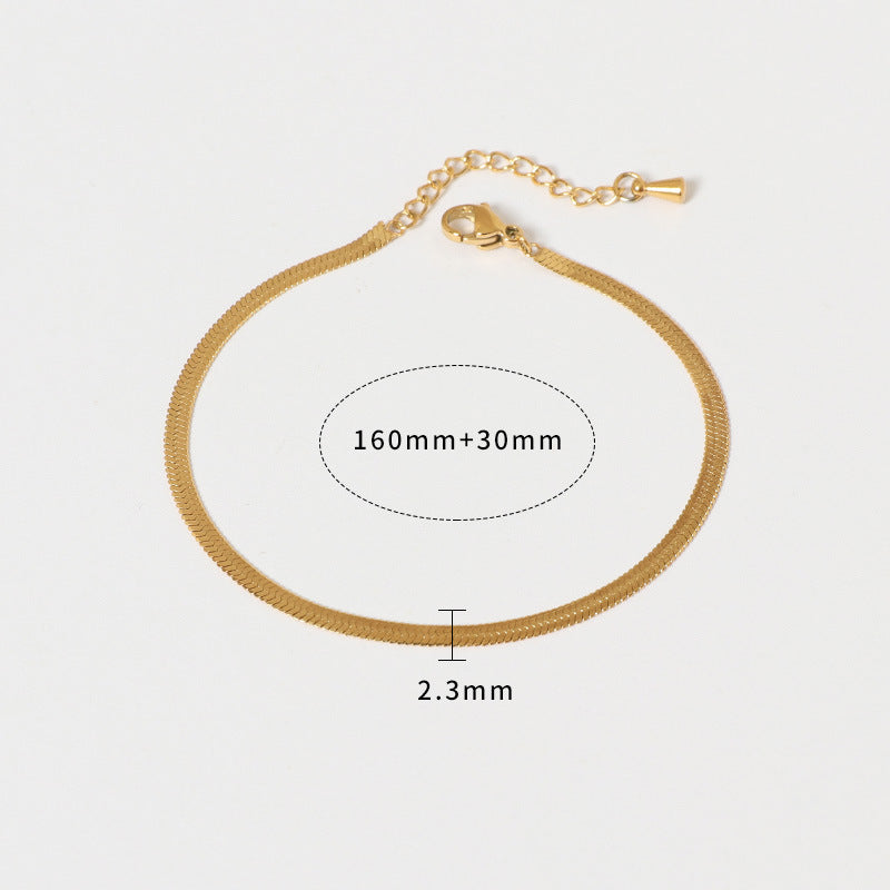 Fashion all-match titanium steel bracelet women's Fashion all-match titanium steel bracelet women's