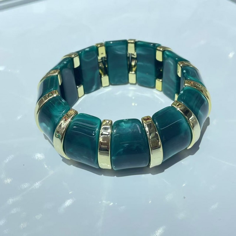 New Acrylic Stamping Rope Simple Maillard Bracelet