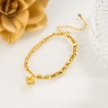 Broken Gold Four-leaf Clover Bracelet Entry Luxury Niche Hig