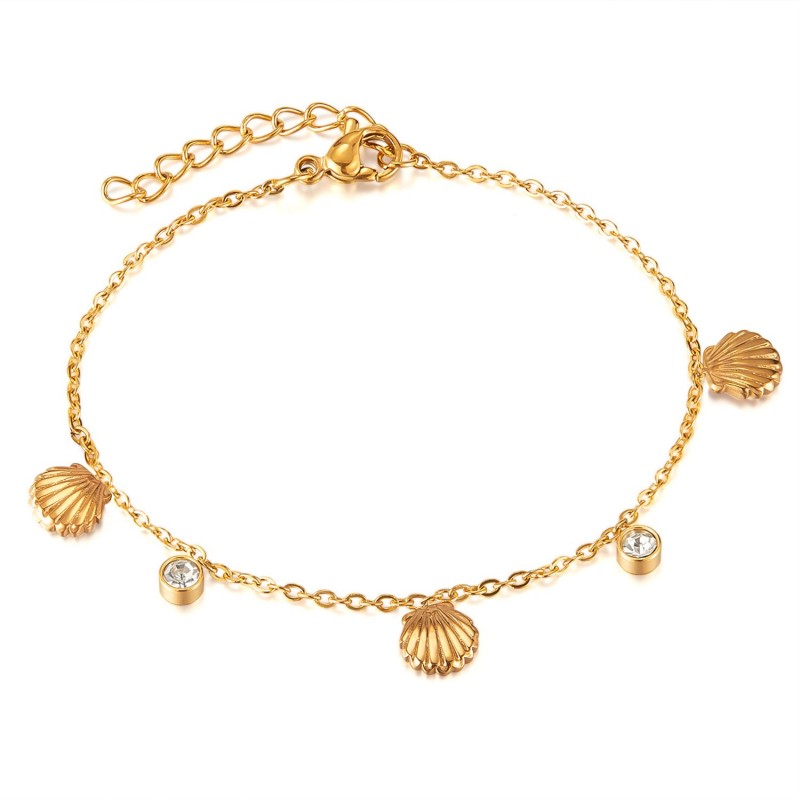 Stainless Steel Gold-plated Bracelet Fashion Personality All Stainless Steel Gold-plated Bracelet Fashion Personality All