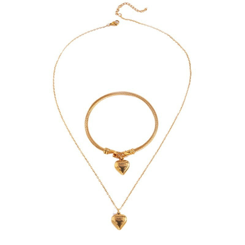 Love Titanium Steel Bracelet Ginestar Bracelet Personalized 