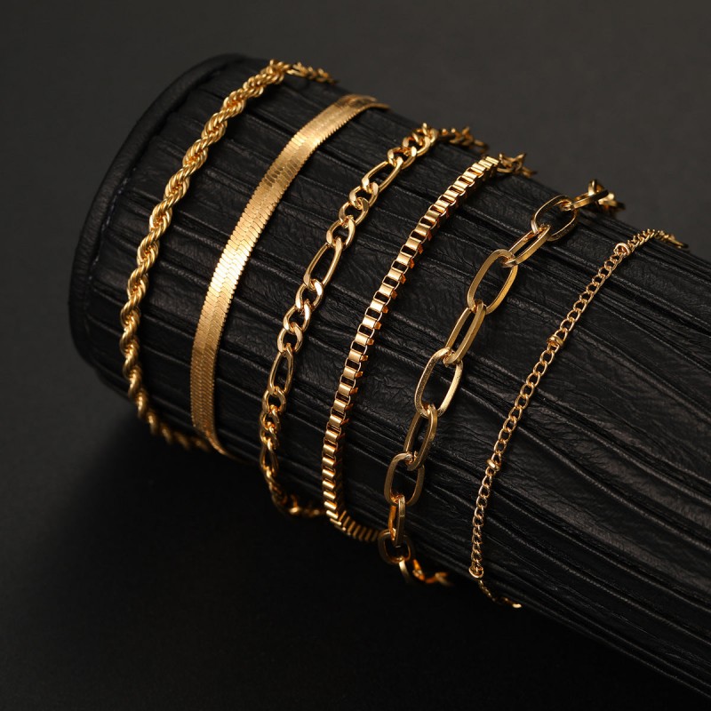 Bohemian Metal Chain 6-Piece Set Multilayer Chain