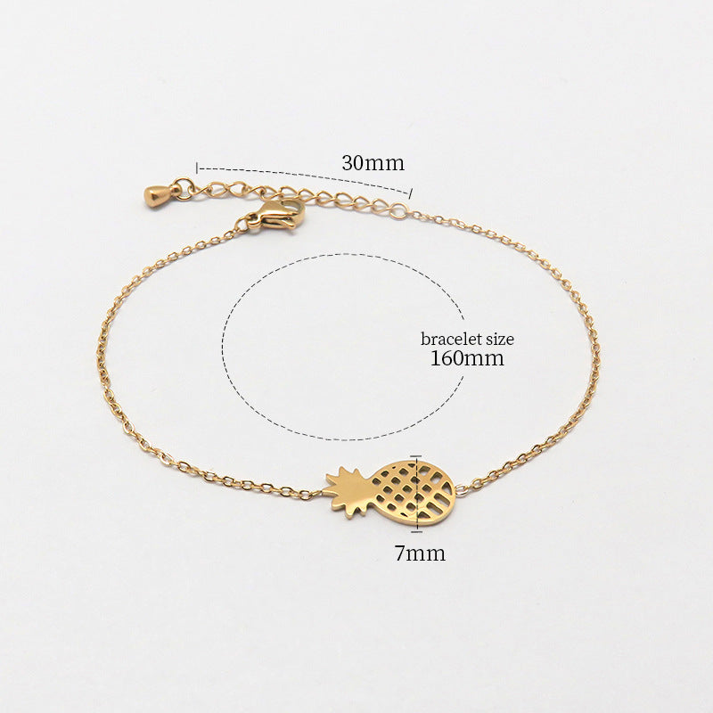 Fashion all-match titanium steel bracelet women's Fashion all-match titanium steel bracelet women's