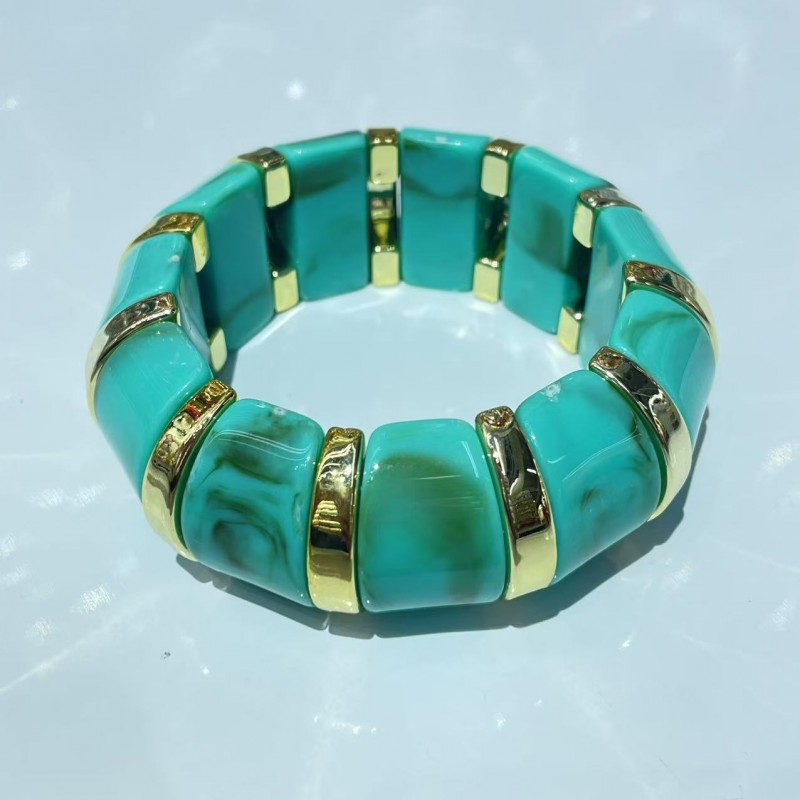 New Acrylic Stamping Rope Simple Maillard Bracelet