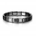 Stainless steel module stitching elastic bracelet
