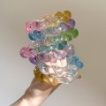 10pcs new gradient transparent color matching wave roun