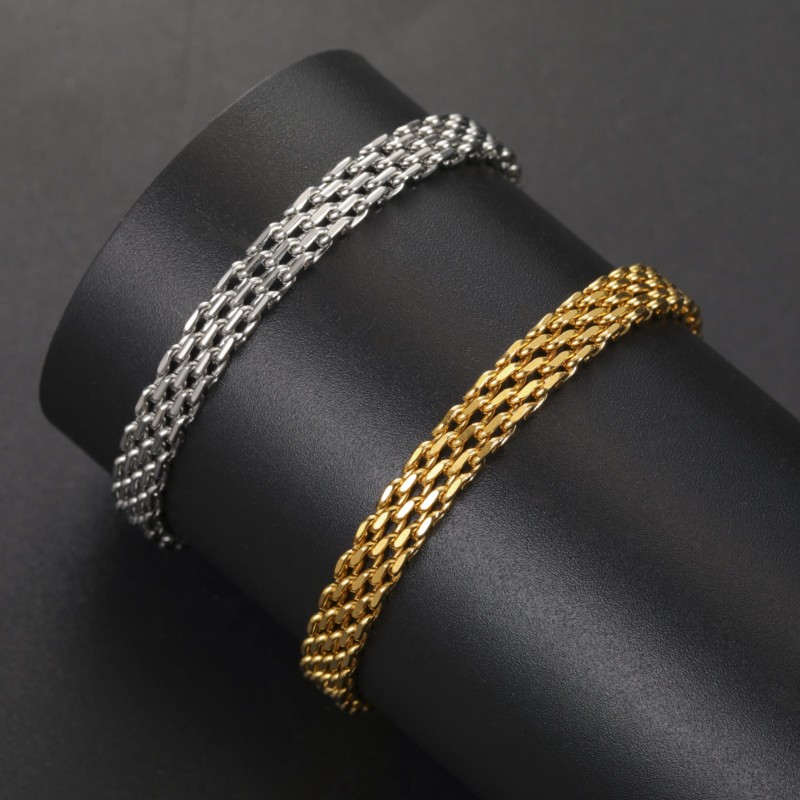 Vintage Basque Stainless Steel Bracelet