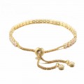 Adjustable Pull-out Bracelet Zirconia Bracelet Thickened Pla