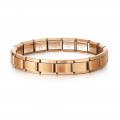 Stainless steel module stitching elastic bracelet