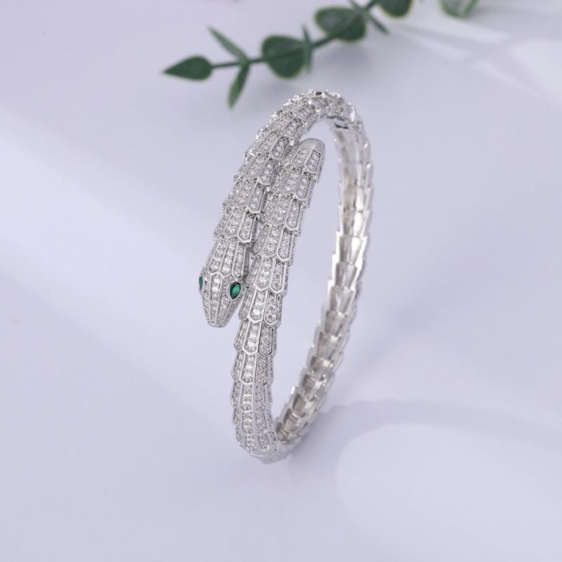 personality green eye snake bracelet