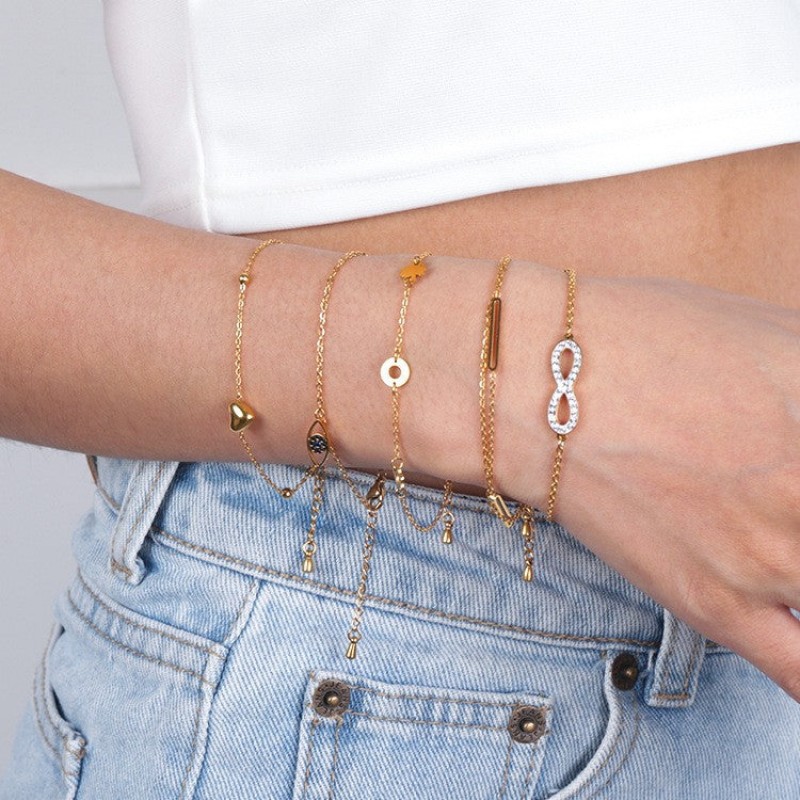 Fashion all-match titanium steel bracelet women's Fashion all-match titanium steel bracelet women's