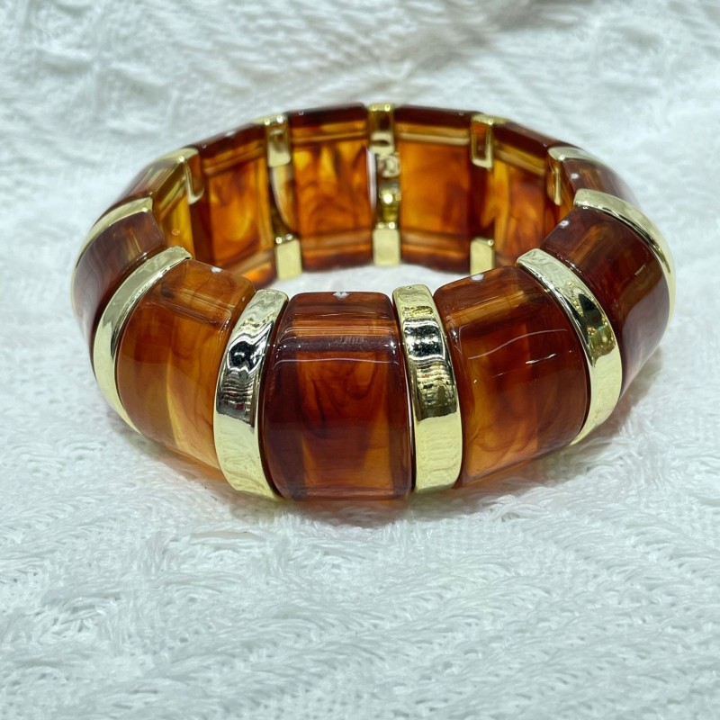 New Acrylic Stamping Rope Simple Maillard Bracelet