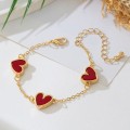 1 Fashion Simple Design Sense Red Metal Phnom Penh Love Cute