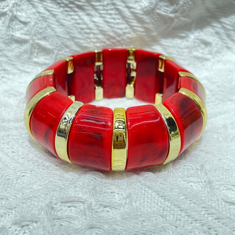 New Acrylic Stamping Rope Simple Maillard Bracelet