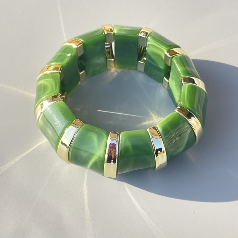 New Acrylic Stamping Rope Simple Maillard Bracelet