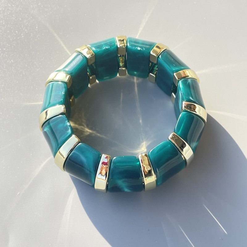 New Acrylic Stamping Rope Simple Maillard Bracelet