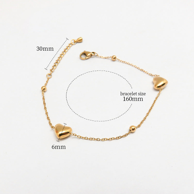 Fashion all-match titanium steel bracelet women's Fashion all-match titanium steel bracelet women's