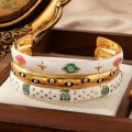18K Gold Color Explosions Personality Fashion Retro Design B