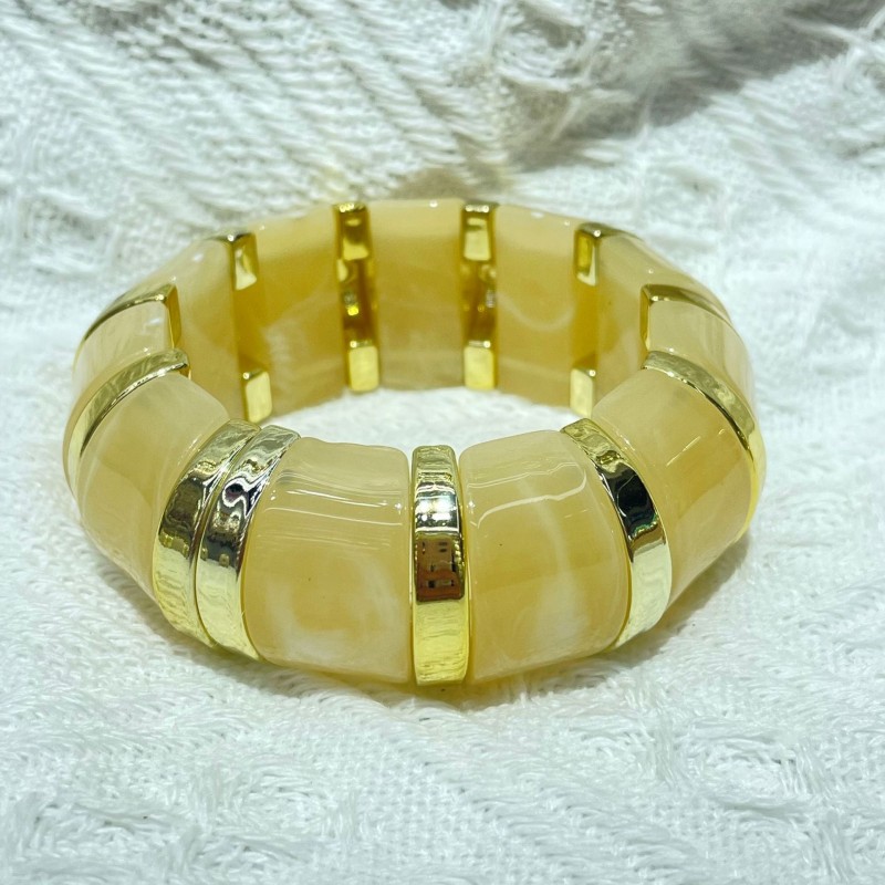 New Acrylic Stamping Rope Simple Maillard Bracelet