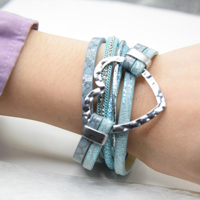 6pcs Exaggerated Heart Accessories Wrist Jewelry Magnetic Cl 6pcs Exaggerated Heart Accessories Wrist Jewelry Magnetic Cl
