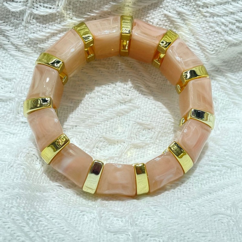 New Acrylic Stamping Rope Simple Maillard Bracelet